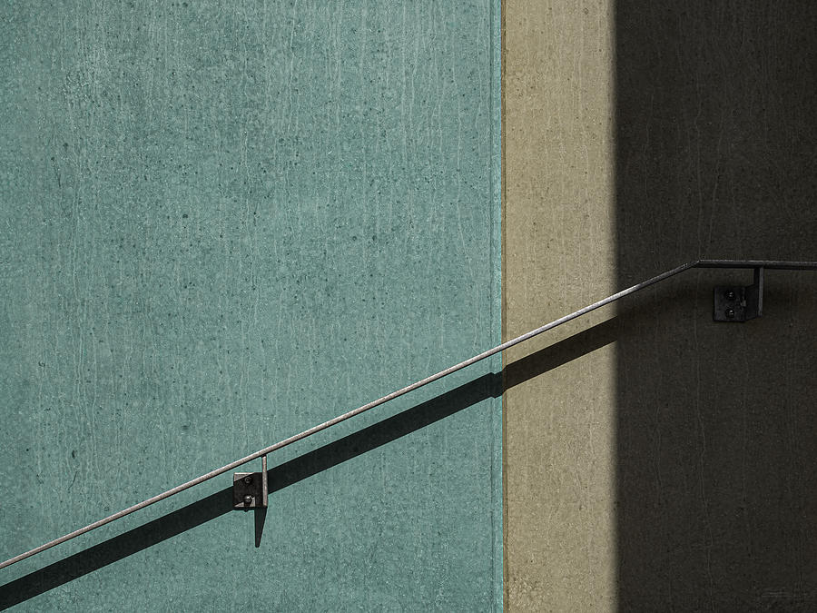 Architecture Photograph - Railing by Inge Schuster