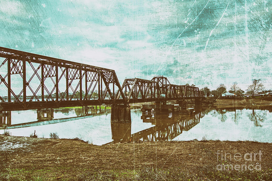 Railroad Bridge Crossing the Ouachita River Photograph by Scott Pellegrin