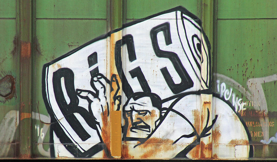 Railroad Car Graffiti Rigs 10 Photograph by Joseph C Hinson