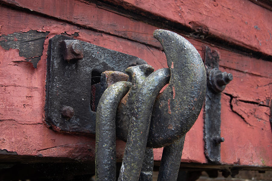 Railway coupling hook Photograph by Steev Stamford