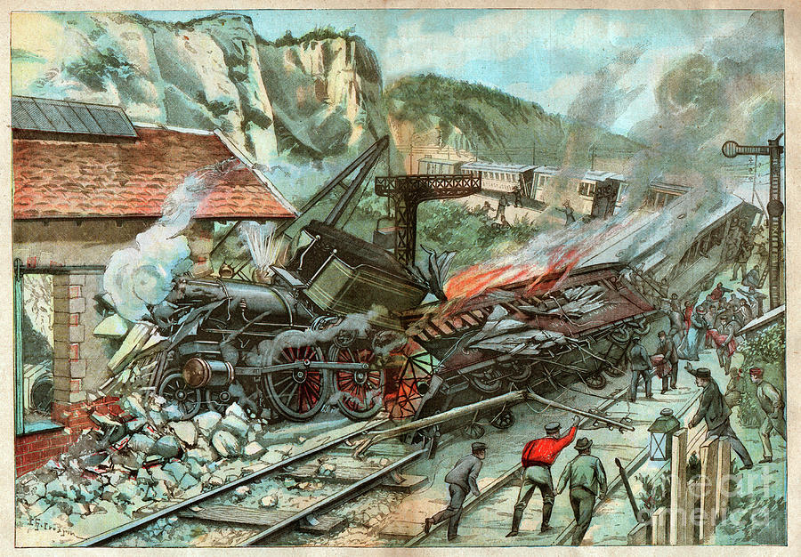 Railway Crash In The Usa Photograph by Cci Archives/science Photo Library
