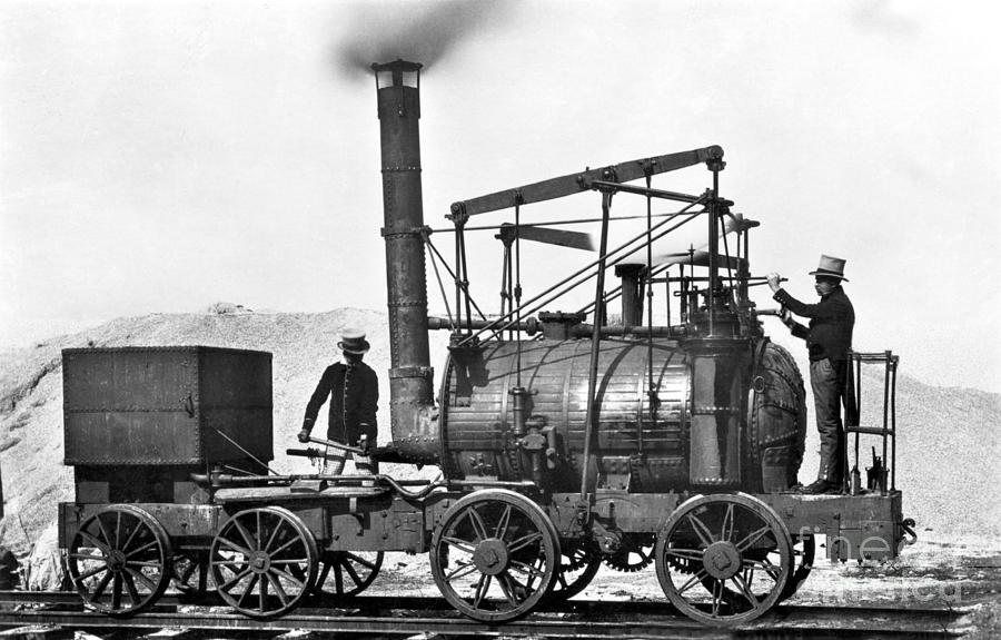 Railway History: One Of The First Steam Locomotives, Puffing Billy ...