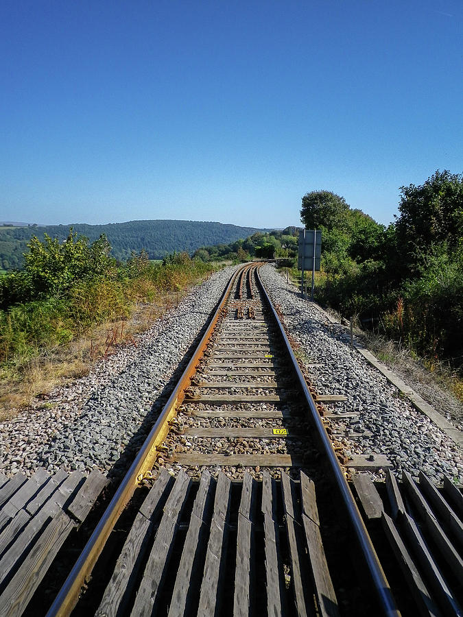 Railway Line Crossing Calstock Cornwall Photograph by Richard Brookes