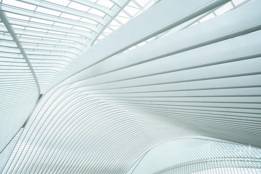 Railway Station Liege-guillemins Photograph by Travel motion