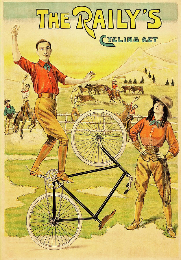 Railys Cycling Act Painting by Unknown