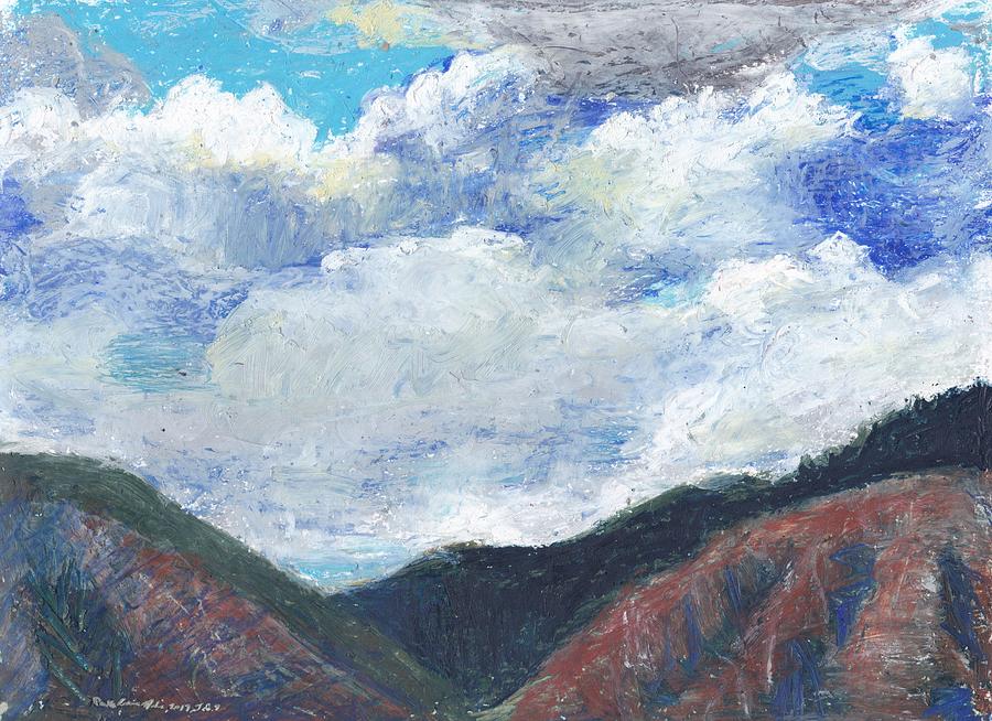 Rain Cloud Study Pastel By Danielle Rosaria