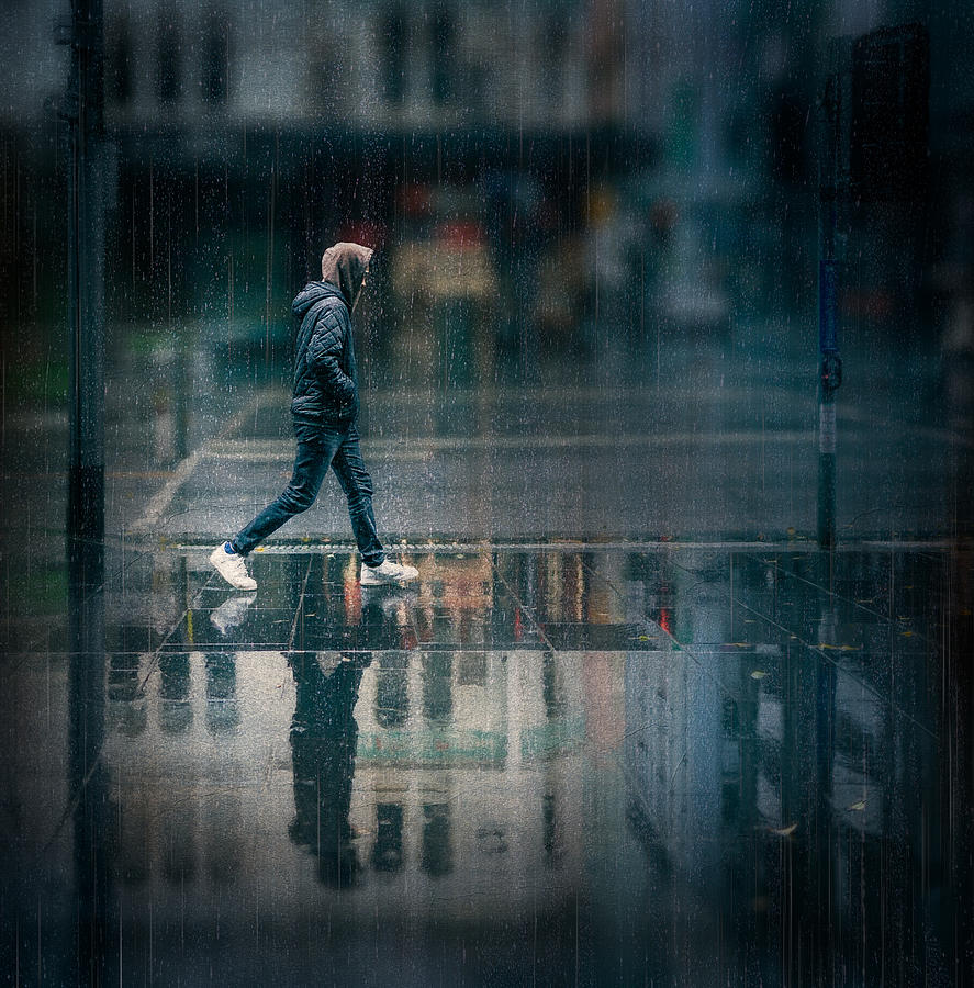 Rain Photograph by David Chiodo | Fine Art America