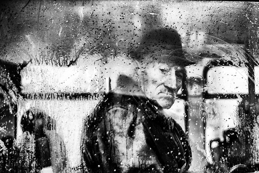 Black And White Photograph - Rain by Dejan Miloradov