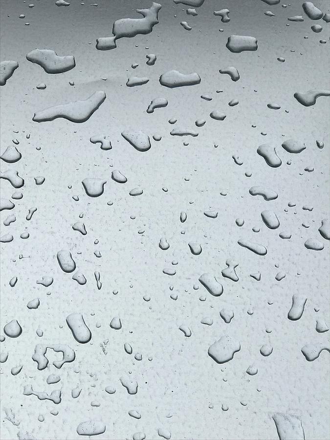 Rain Photograph - Rain Drops On Light Sheet by Norman Burnham Rain Photograph - Rain Drops On Light Sheet by Norman Burnham