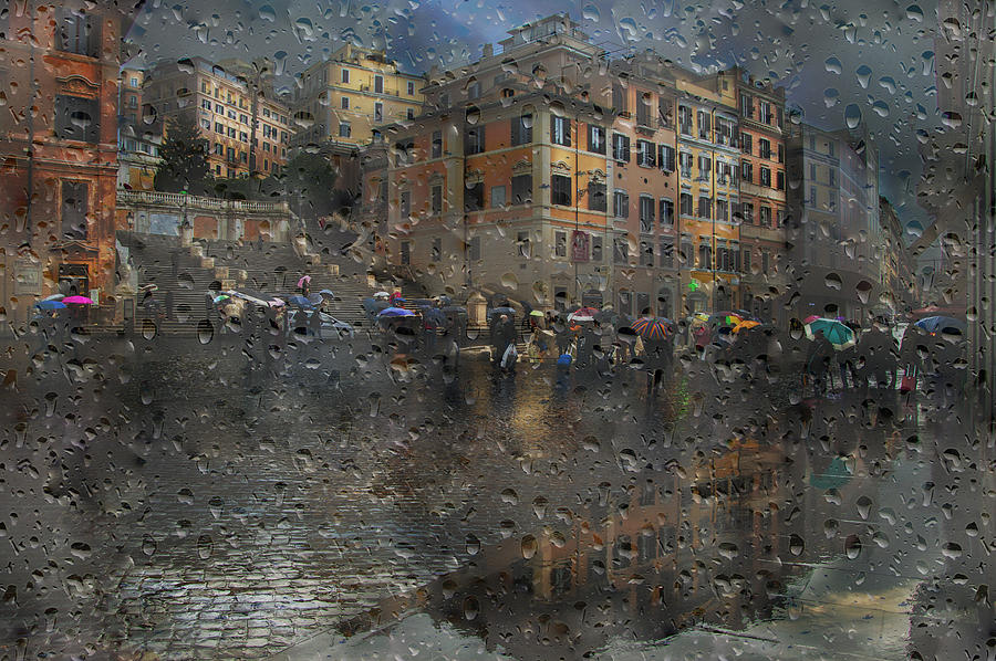Rain In The City Photograph by Nicodemo Quaglia