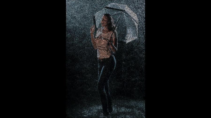 Rain Joy Digital Art by Stephane Poirier
