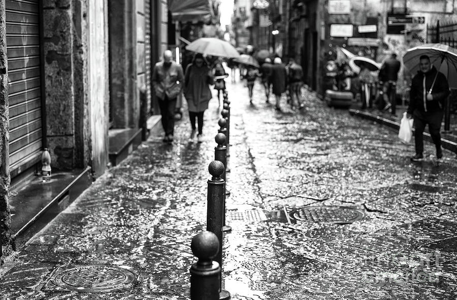 Rain Lines in Naples Photograph by John Rizzuto