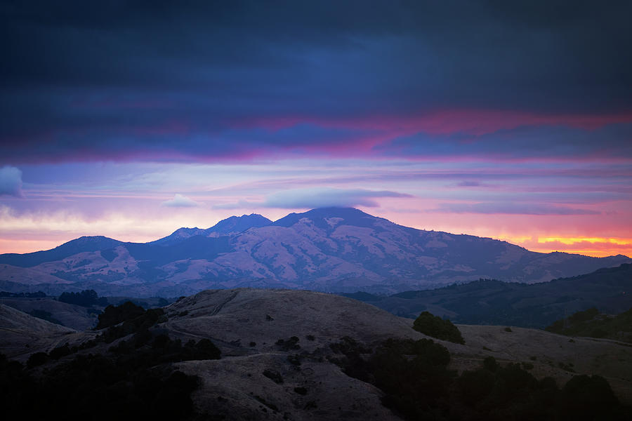 Rain Return, Mount Diablo Photograph by Vincent James