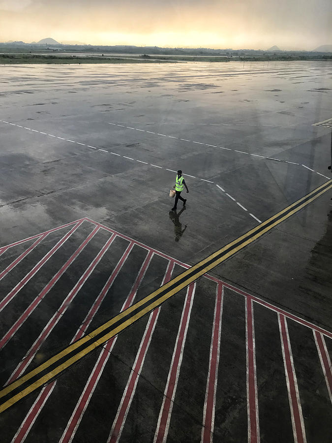 Rain Soaked Airport Photograph by Kaushik Dolui