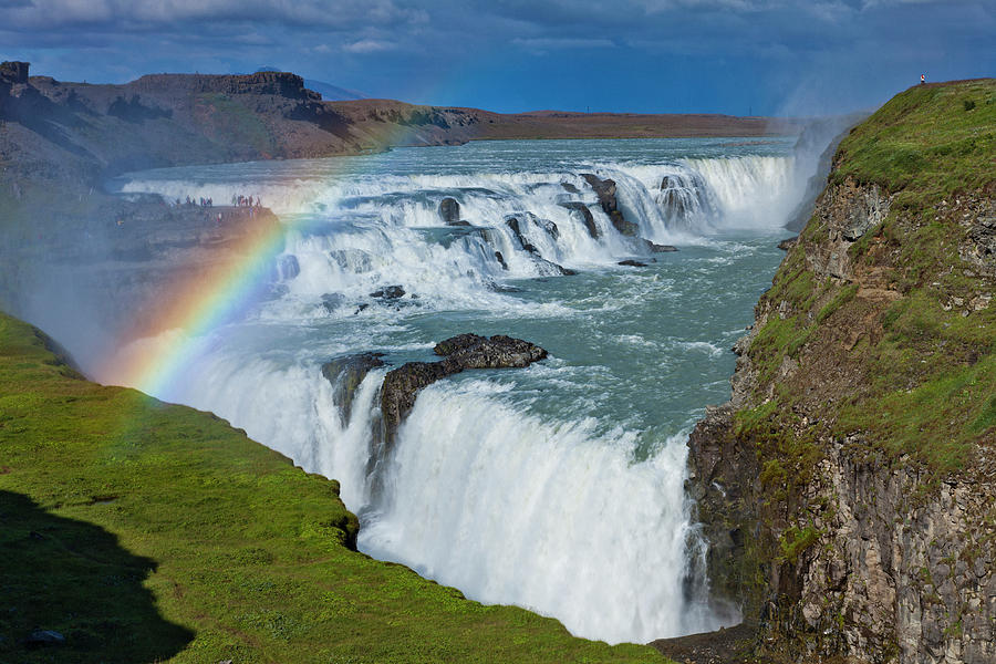 Rainbow And Waterfall, Iceland Digital Art by Olimpio Fantuz - Fine Art ...