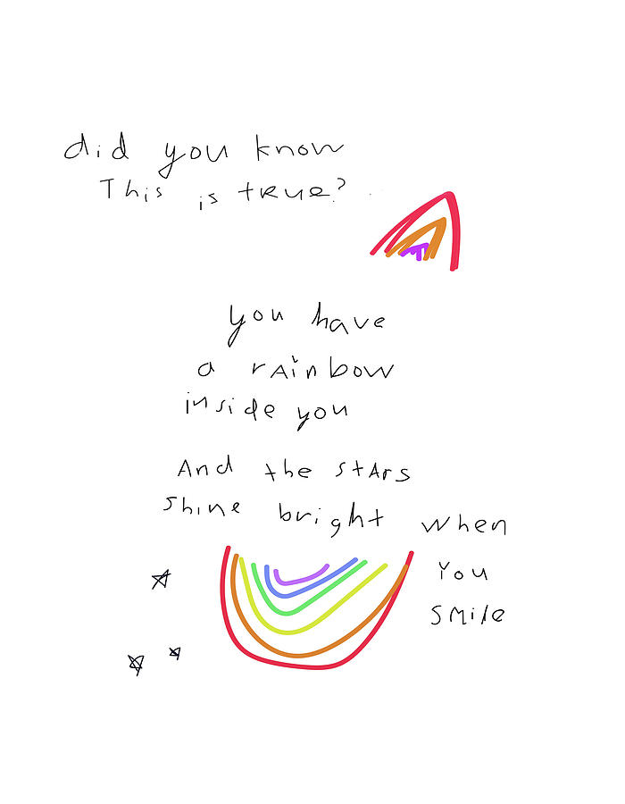 Rainbow  Drawing by Ashley Rice