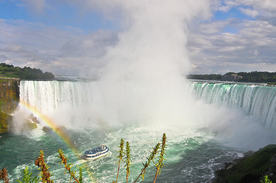 Nature Photograph - Rainbow At Niagara Falls by Aaron Reker Photography