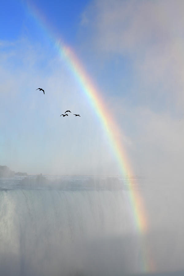Rainbow At Niagara Waterfalls Photograph by Massimo Pizzotti