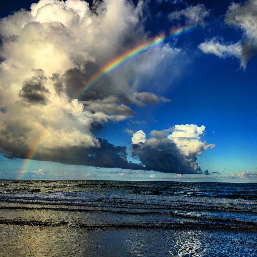 Rainbow at sea Photograph by Jason Fite - Fine Art America