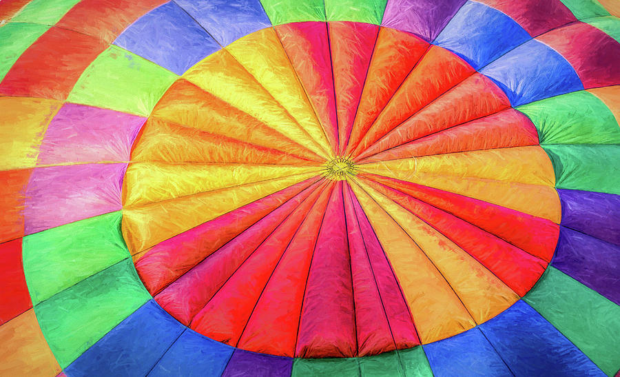 Rainbow Balloon Photograph by Kevin Lane