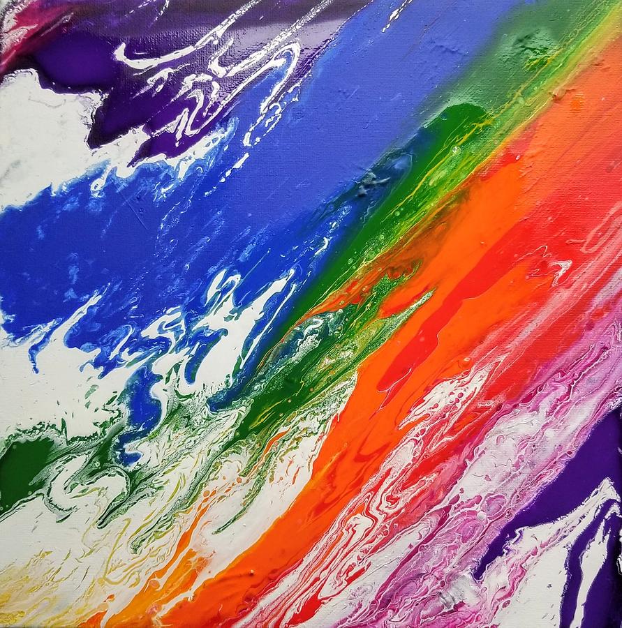 Rainbow Painting by Betty OBrien | Pixels