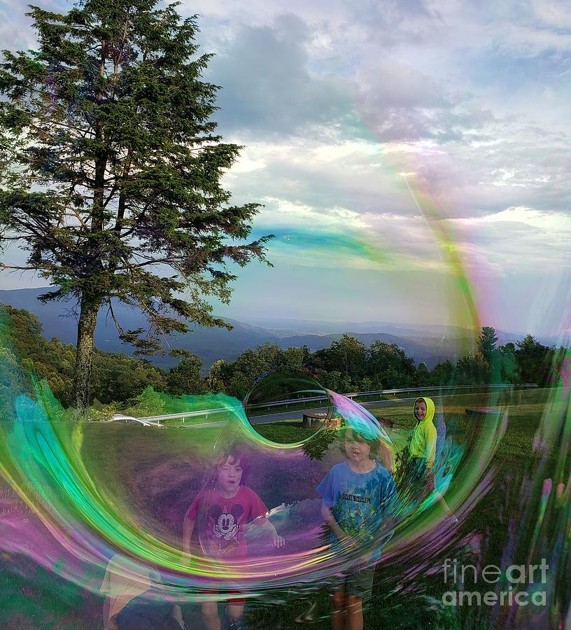 Rainbow Bubble  Photograph by Anita Adams