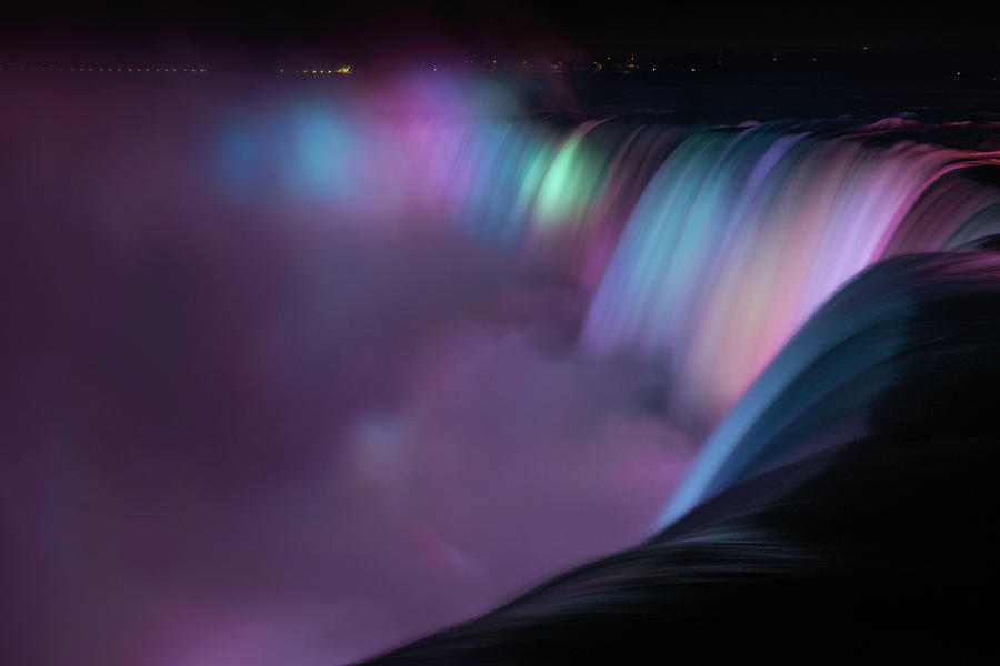 Rainbow Colored Horseshoe Falls Photograph by Scott Cunningham - Fine ...