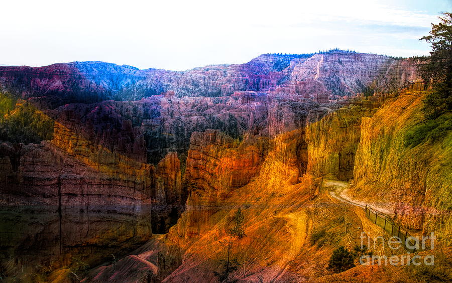 Rainbow Colors Bryce Canyon  Photograph by Chuck Kuhn