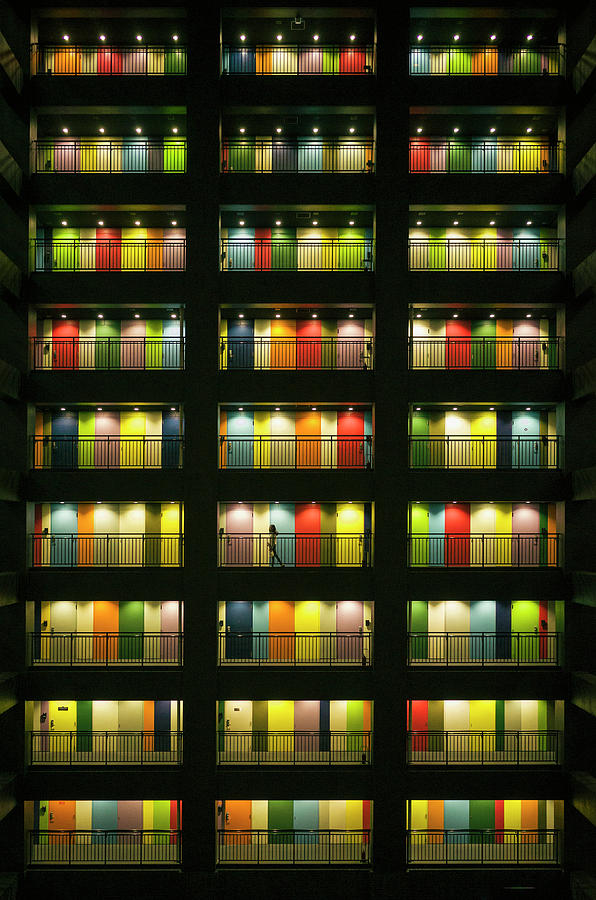 Rainbow Doors Photograph by Chuan Teik Heng