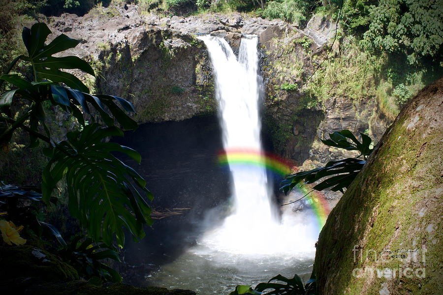 Rainbow Falls 2 Hilo HI Photograph by Gary F Richards