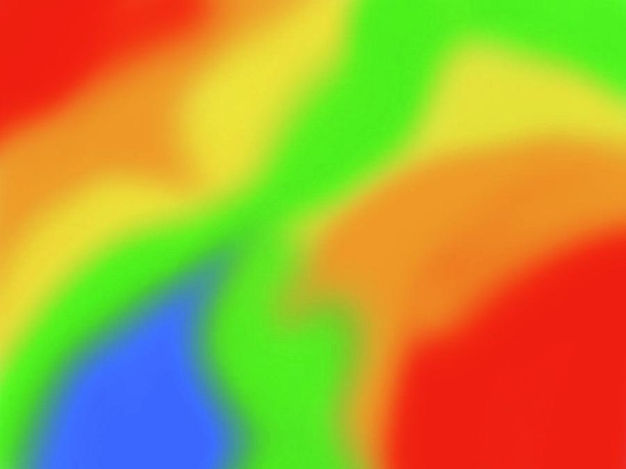 Rainbow Digital Art - Rainbow Flow by Abagail Wells Rainbow Digital Art - Rainbow Flow by Abagail Wells