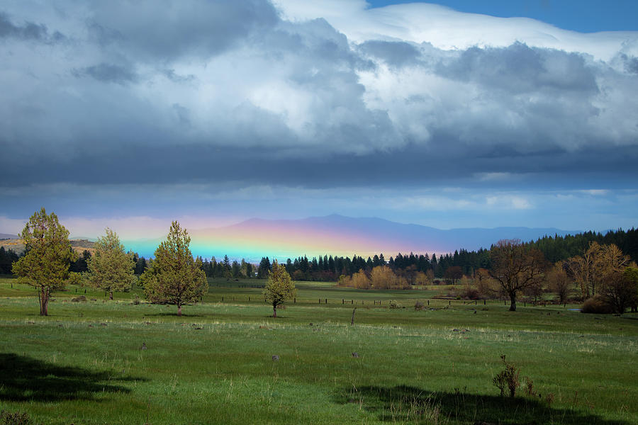 Rainbow in the Valley Photograph by Randy Robbins