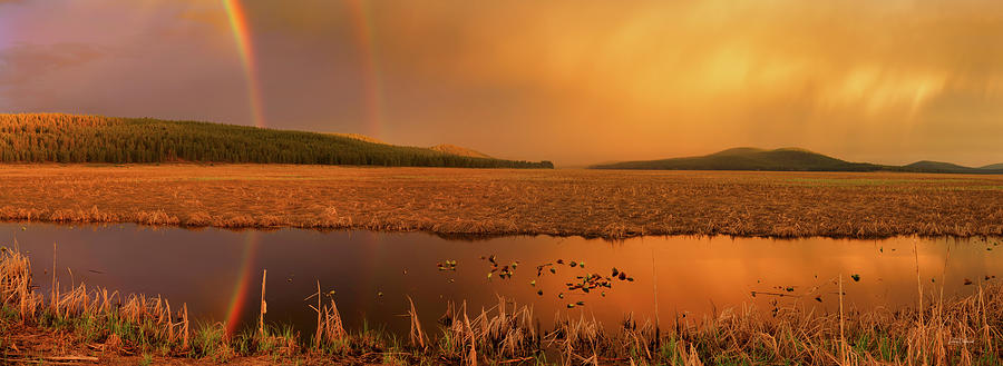 Nature Photograph - Rainbow Light by Leland D Howard