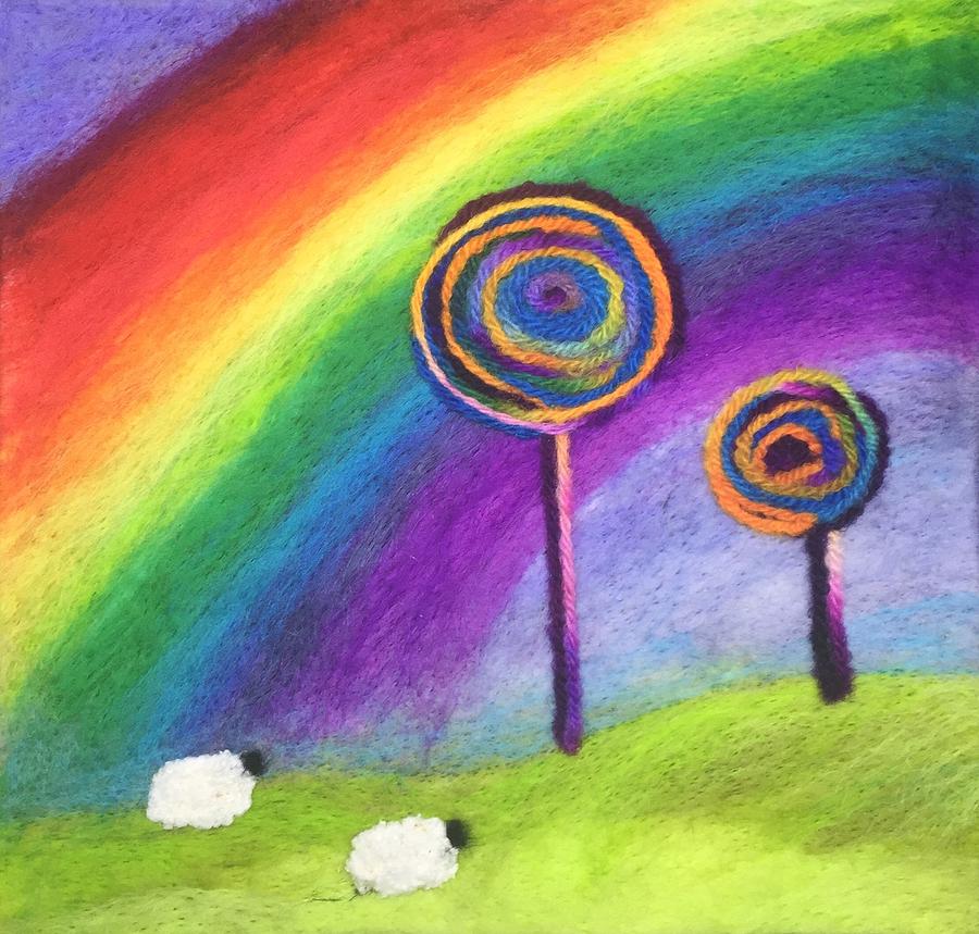Rainbow Lollipop Trees by Ushma Sargeant Rainbow Lollipop Trees by Ushma Sargeant