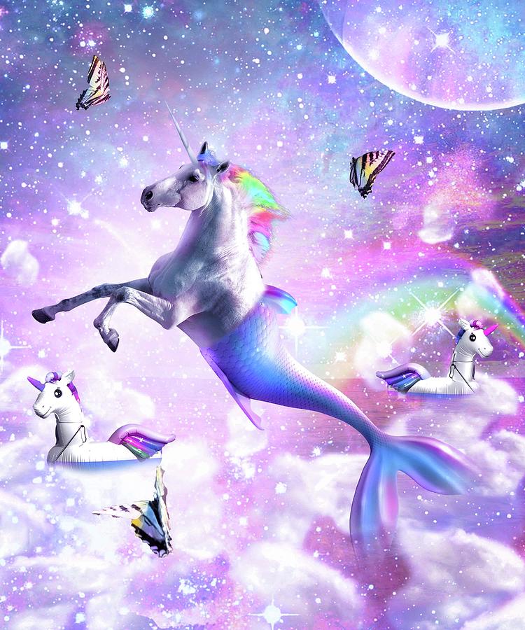 Unicorn mermaid rainbow Party Bags