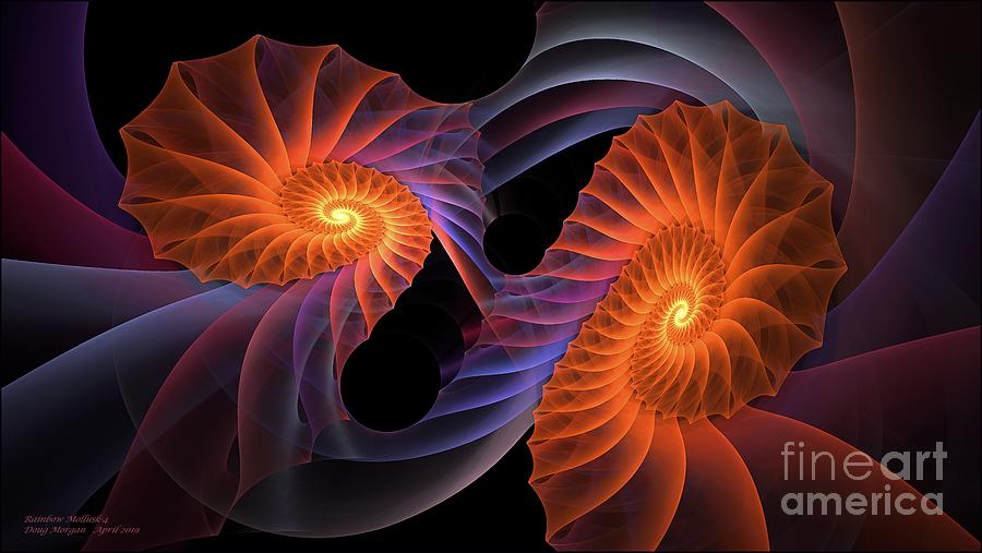 Rainbow Mollusk-4 Digital Art by Doug Morgan