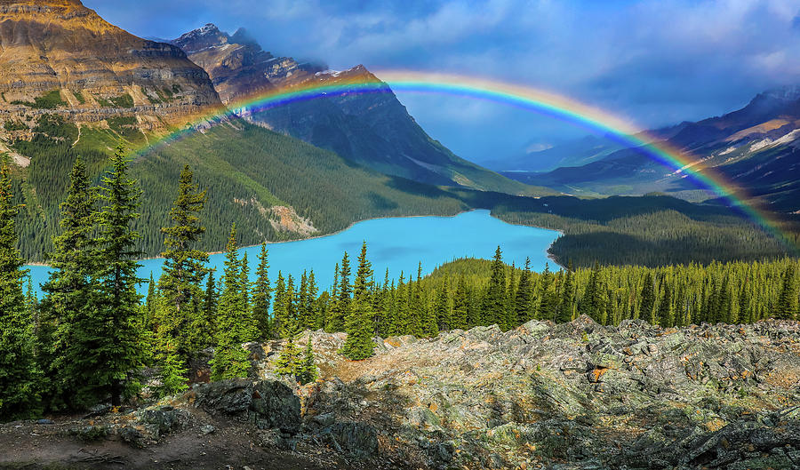 Rainbow Mouintain Landscape by Dan Sproul Rainbow Mouintain Landscape by Dan Sproul