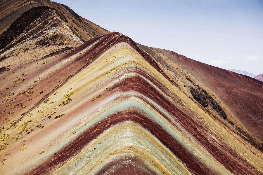 Nature Photograph - Rainbow Mountain in Peru by Kamran Ali