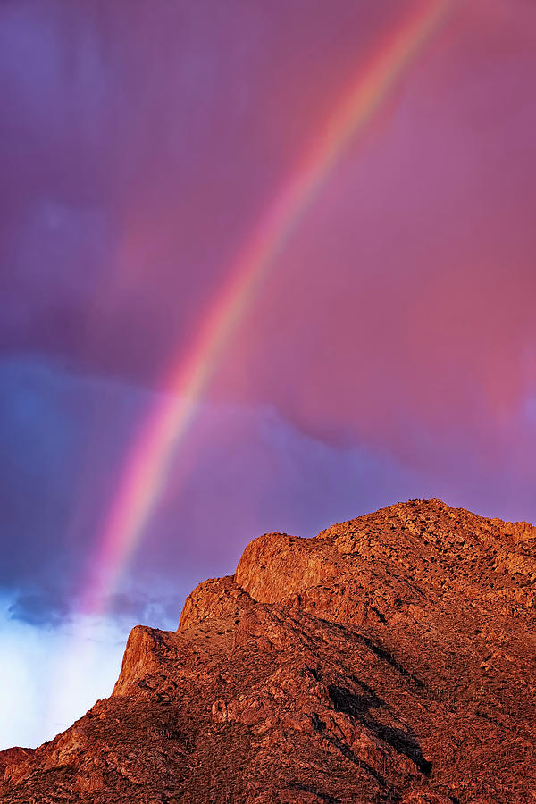 Sunset Photograph - Rainbow No.12 by Mark Myhaver