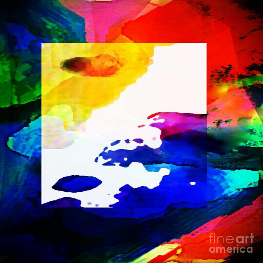 Rainbow of Color Abstract Artwork by Delynn Addams for Home Decor Digital Art by Delynn Addams
