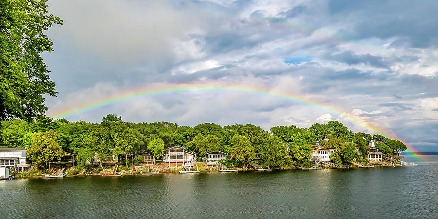 Rainbow Over Grand Lake Photograph by David Wagenblatt