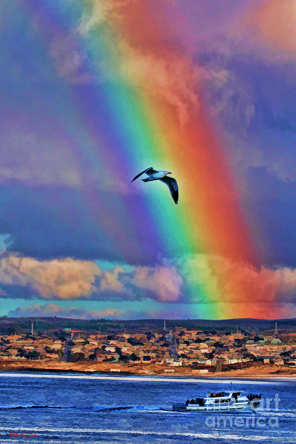 Rainbow Over Monterey Bay Photograph by Blake Richards