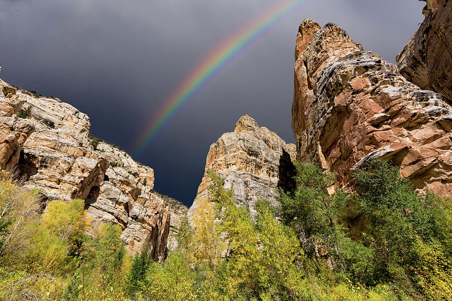 Rainbow Over Sheep Creek Photograph