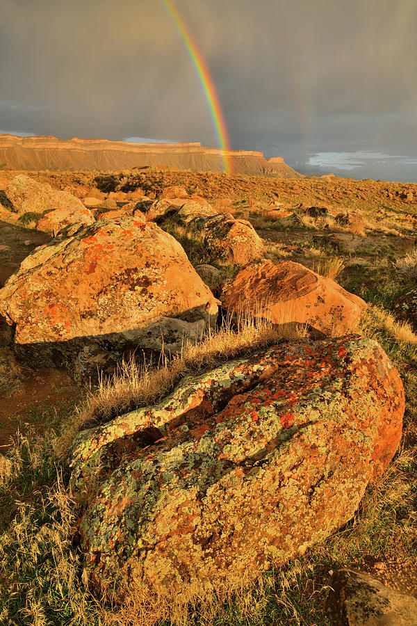 Rainbow Over the Book Cliffs Photograph by Ray Mathis