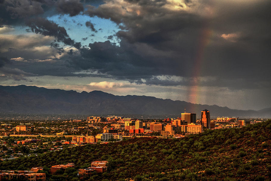 Rainbow over Tucson Photograph by Chance Kafka