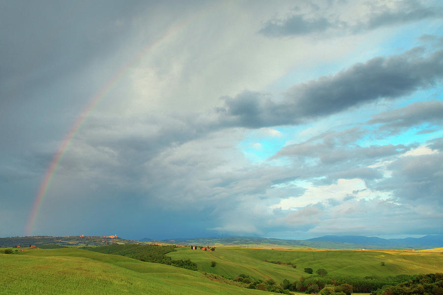 Rainbow Over Tuscany Photograph by Mammuth
