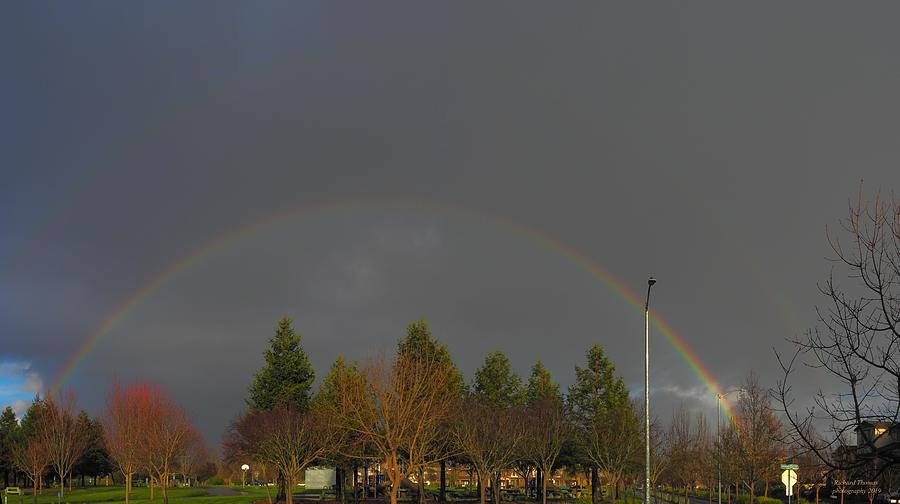 Rainbow Panorama Photograph by Richard Thomas
