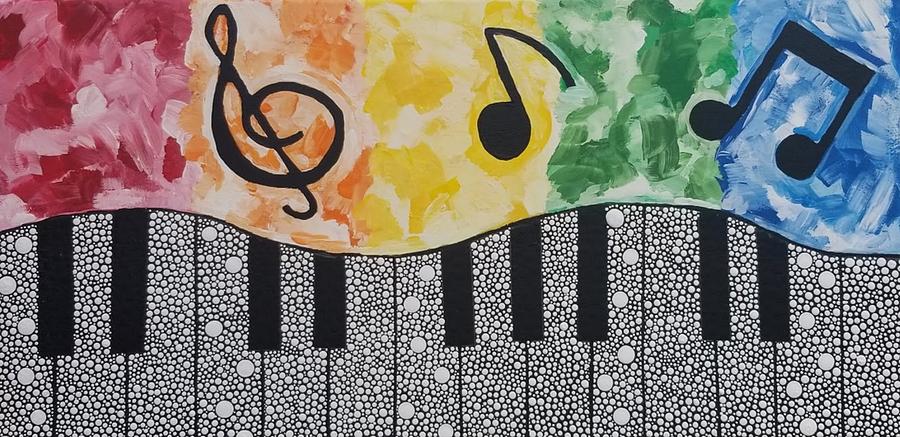 Rainbow Piano by KRISTIN MCDONNEL Rainbow Piano by KRISTIN MCDONNEL