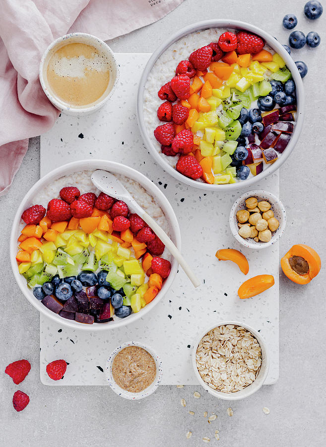 Rainbow Porridge Photograph by Monika Rosa
