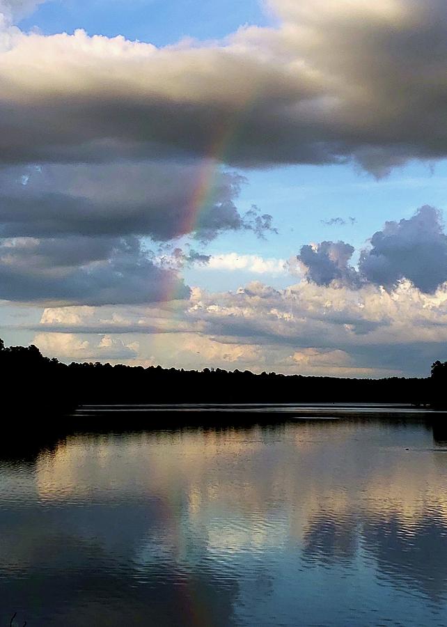 Rainbow Reflection Photograph by Karen Stansberry